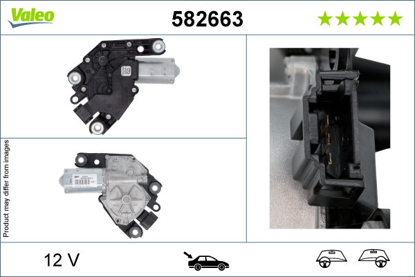 Motor stergator 582663 VALEO